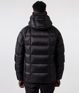 D.D. Shell Hooded Down Jacket in 999 Black | C.P. Company | EQVVS