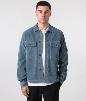 Velluto-Heavy-Overshirt-871-Orion-Blue-CP-Company-EQVVS-Front-Image