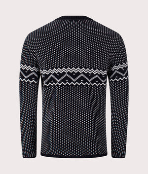 Chenille Cotton Jacquard Knitted Jumper