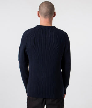 Full-Rib-Crew-Neck-Jumper-888-Total-Eclipse-CP-Company-EQVVS-Back-Image