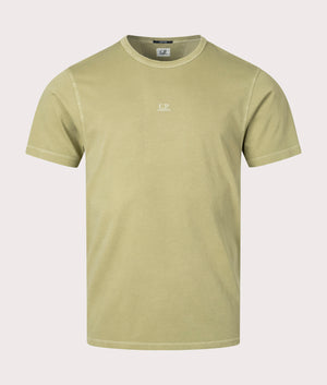 Relaxed-Fit-24/1-Jersey-Resist-Dyed-T-Shirt-Green-Olive-C.P.-Company-EQVVS