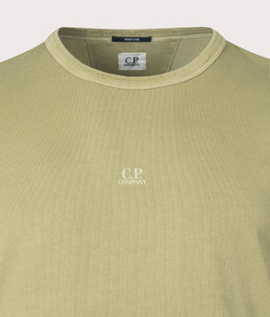 Relaxed-Fit-24/1-Jersey-Resist-Dyed-T-Shirt-Green-Olive-C.P.-Company-EQVVS