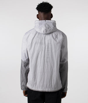 CP Company 50 Fili Gum Mixed Goggle Jacket in Drizzle Grey EQVVS