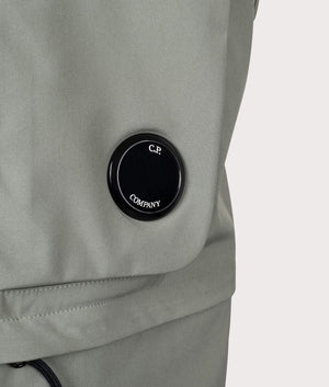 CP Company Chrome-R Utility Vest in Agave Green Detail Shot EQVVS