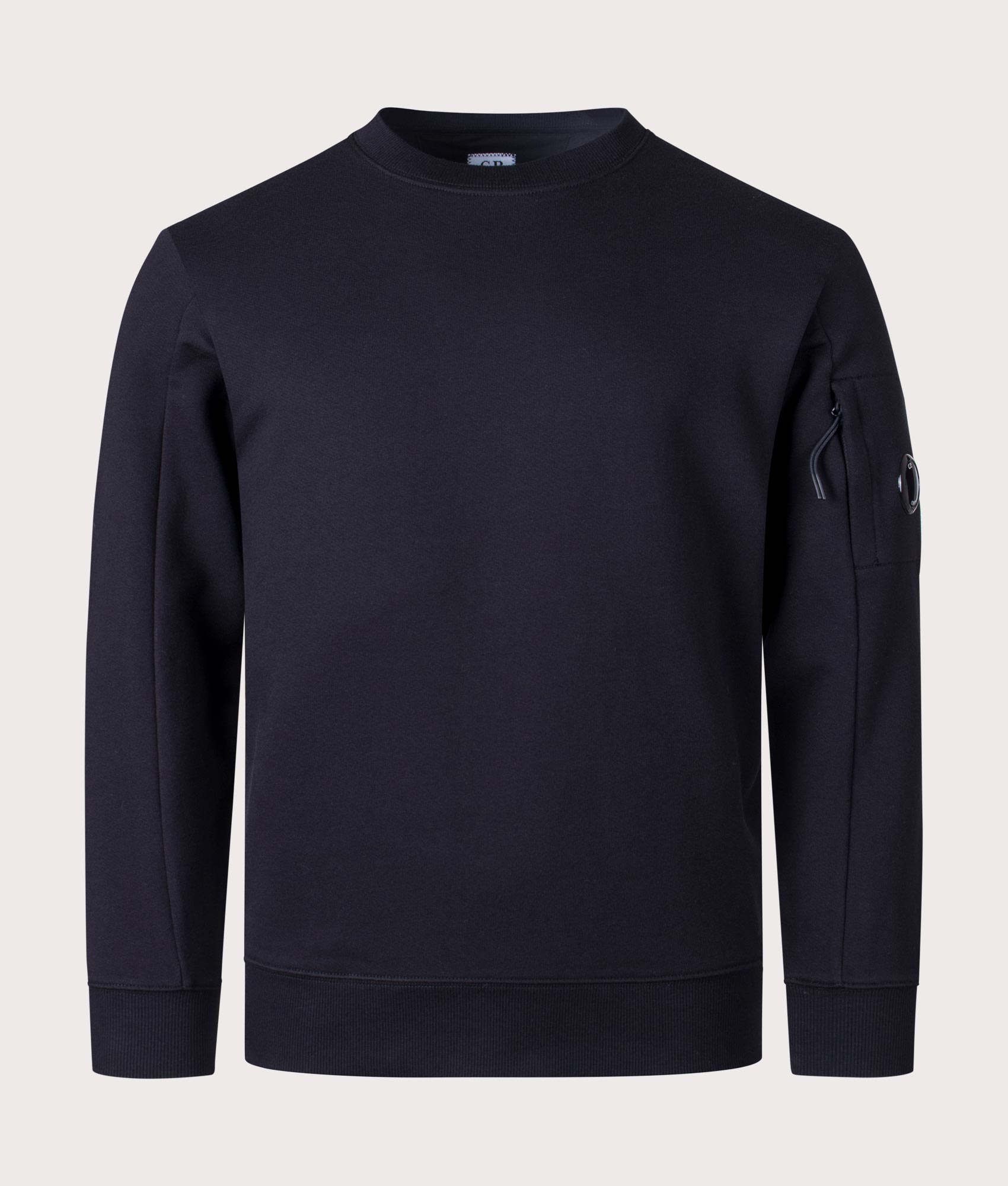 Diagonal Raised Fleece Sweatshirt Black | CP Company | EQVVS