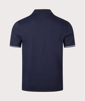 Tacting Piquet Polo Shirt on Total Eclipse by C.P. Company. EQVVS Back Angle Shot.