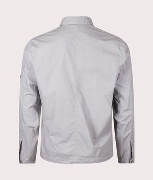 Popeline Workwear Shirt C.P. Company drizzle grey EQVVS reverse shot
