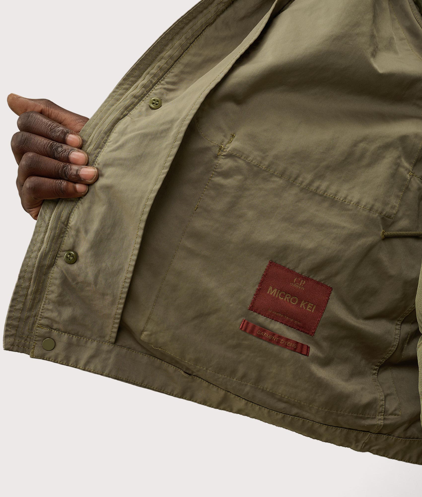 C.P. Company | Micro Kei Hooded Mille Jacket | EQVVS