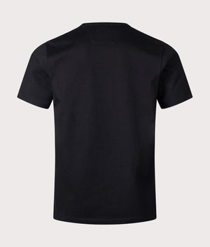C.P. Company Mercerized Jersey T-Shirt in black. Shot at EQVVS. Back shot. 