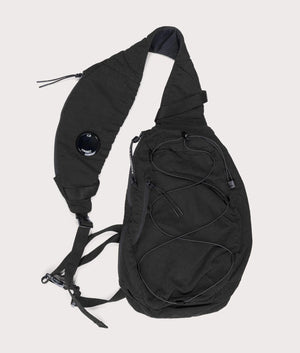 Nylon B Crossbody Rucksack. Shot by EQVVS. Front shot.