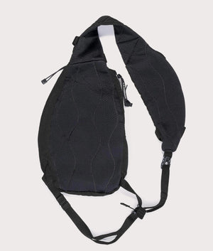 Nylon B Crossbody Rucksack. Shot by EQVVS. Back shot.