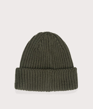 CP Company Merino Wool Goggle Beanie in Ivy Green EQVVS Menswear