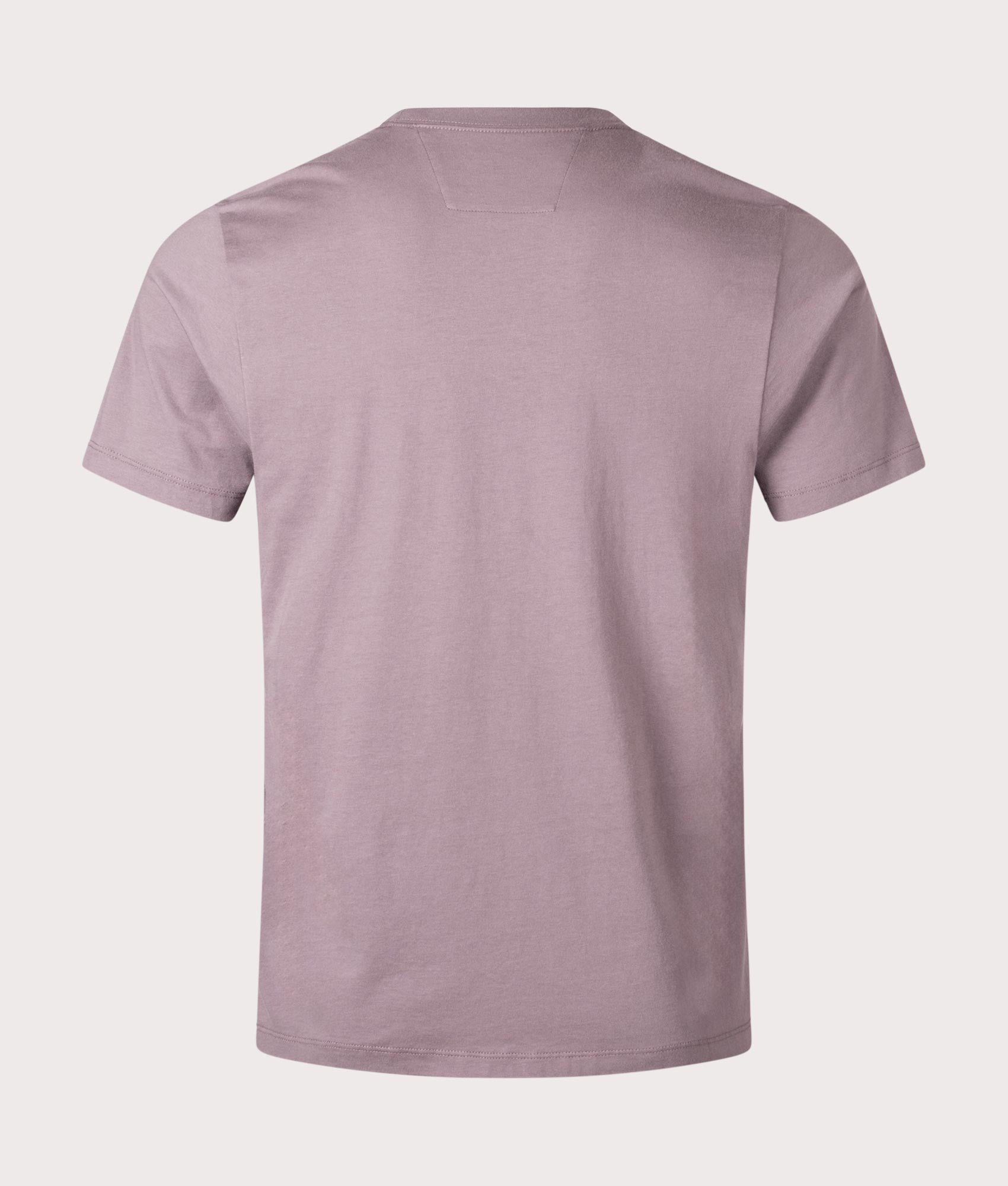 C.P. Company 30/1 Jersey T-Shirt in Purple Dove at EQVVS Menswear. Back shot.