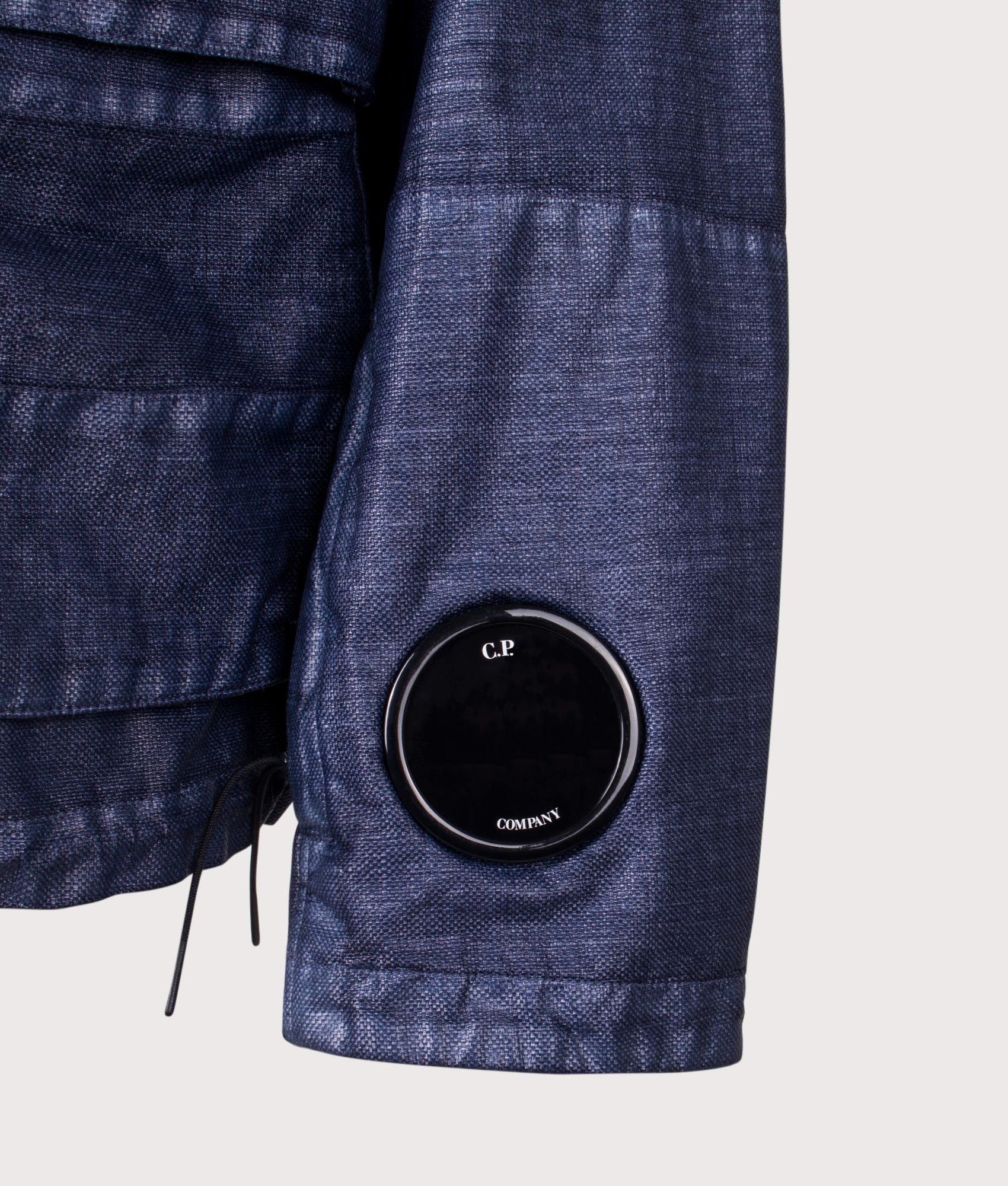 Rafia Mille Goggle Jacket. Shot by EQVVS. Detail arm shot.