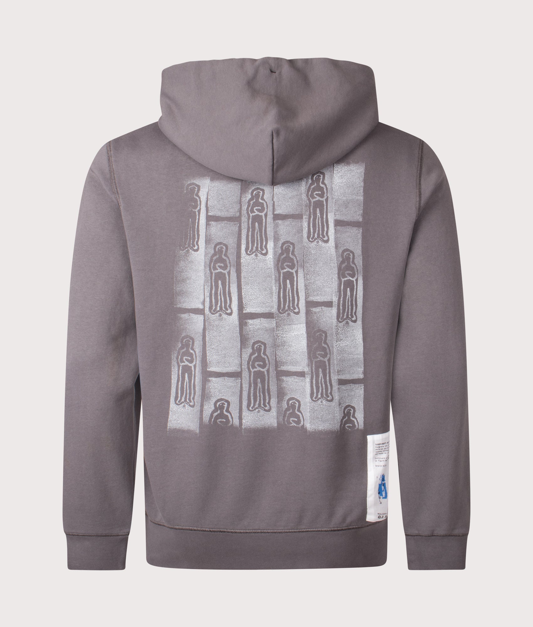 Chest Graphic Hoodie. Shot by EQVVS. Back print shot.