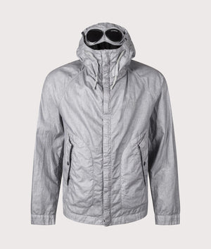 Lino Wax Goggle Jacket. Shot by EQVVS. Front hooded shot.