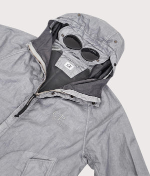 Lino Wax Goggle Jacket. Shot by EQVVS. Detail shot.