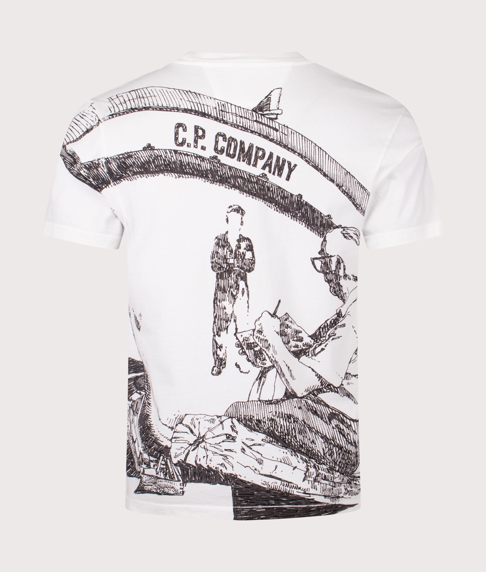 Artwork Logo T-Shirt. Shot by EQVVS. Back shot.