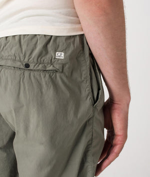Bermuda Cargo Shorts. Shot by EQVVS. Back detail shot.