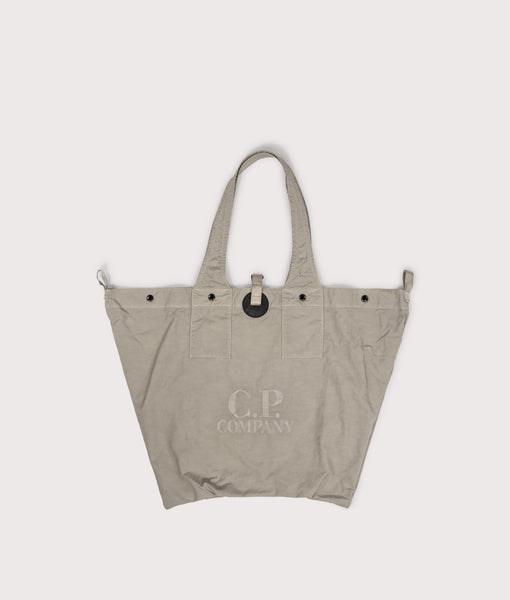 Twill Left Hand Logo Bag in Fallen Rock | C.P. Company | EQVVS