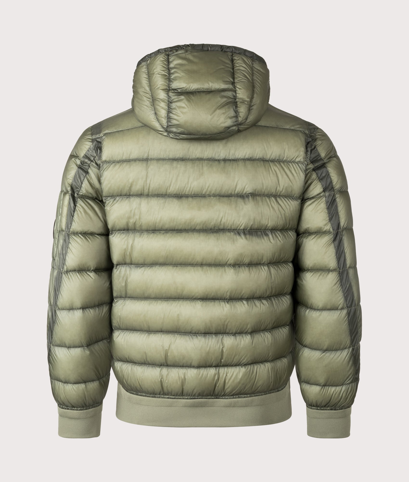 D.D. Shell Hooded Down Jacket. Shot by EQVVS. Back shot.