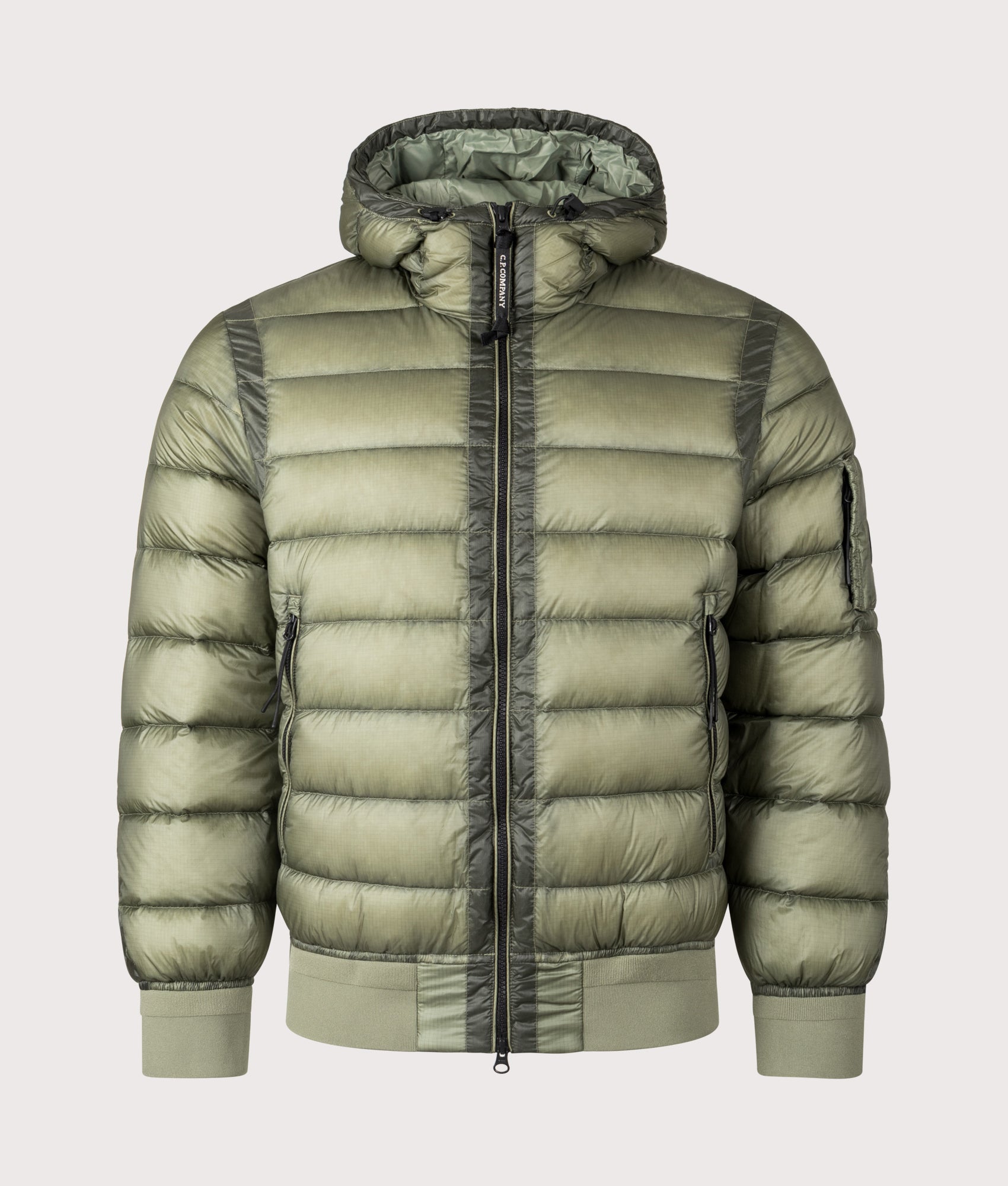 D.D. Shell Hooded Down Jacket. Shot by EQVVS. Front shot.