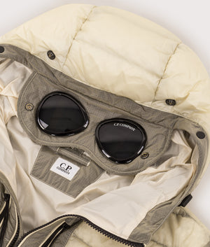 D.D. Shell Goggle Down Jacket. Shot by EQVVS. Detail shot.