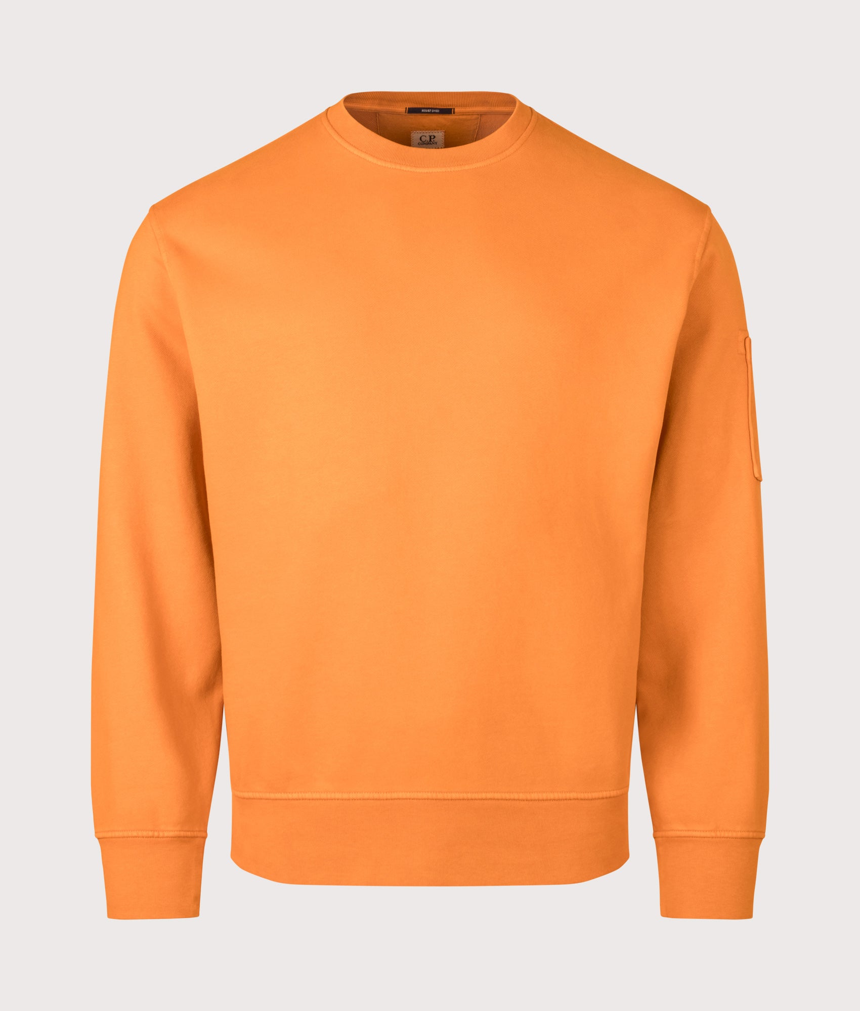 Diagonal Fleece Crewneck Lens Sweatshirt. Shot by EVVS. Front shot.