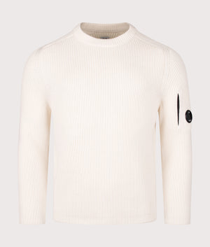 Lens Ribbed Crew Neck Jumper. Shot by EQVVS. Front shot.