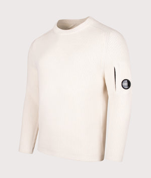 Lens Ribbed Crew Neck Jumper. Shot by EQVVS. Front detail shot.