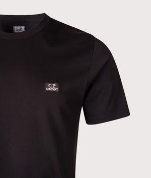 Jersey Logo Patch T-Shirt. Shot by EQVVS. Detail shot.