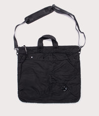 Nylon B Crossbody Rucksack: 999 Black 