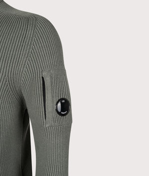 Full Rib Crewneck Lens Jumper. Shot by EQVVS. Detail shot.