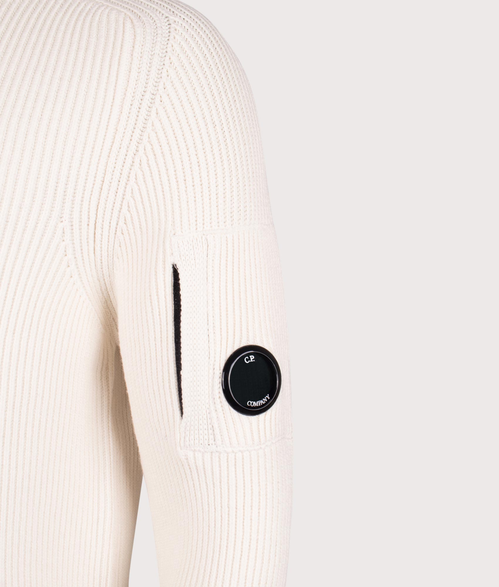 Full Rib Half Button Jumper. Shot by EQVVS. Detail shot.