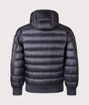 D.D. Shell Hooded Down Jacket. Shot by EQVVS. Back shot.