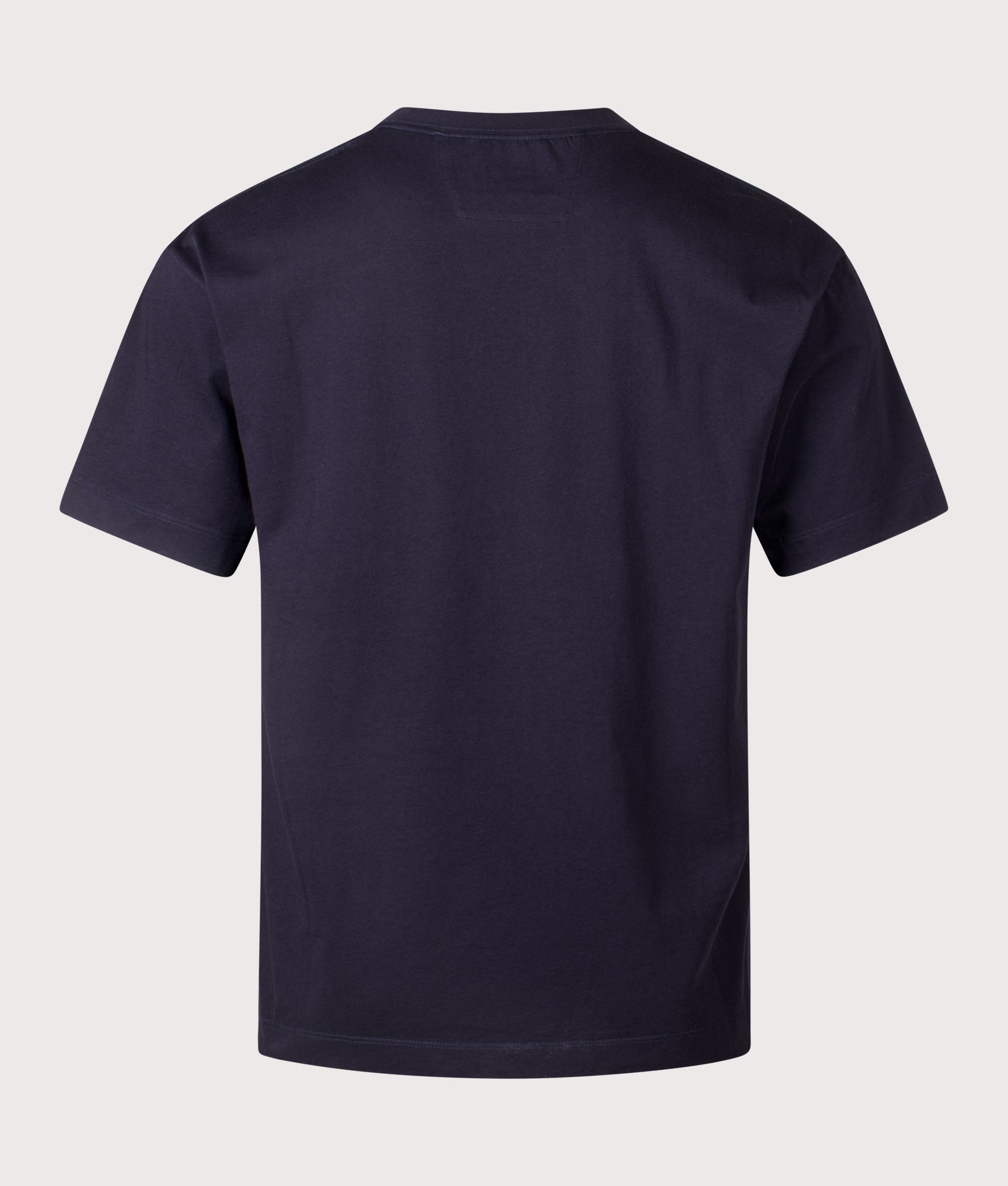 Chest Logo t-shirt. Shot by EQVVS. Back shot