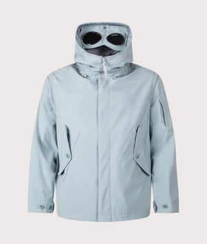 cp company goggle jacket C.P. Shell-R Goggle Jacket in Silver Blue | C.P. Company