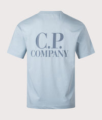 30/1 Jersey Short Sleeve Logo T-Shirt: 809 Silver Blue 