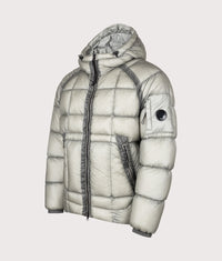 D.D. Shell Hooded Down Jacket: 936 Flint Grey 
