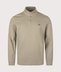 Stretch Piquet Quarter Zip Sweatshirt: 356 Fallen Rock 
