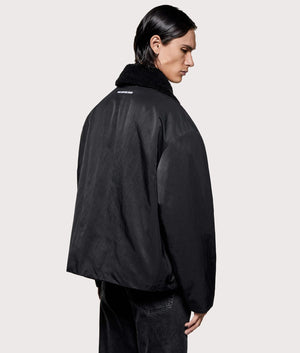 Padded Nylon Box Jacket in Black | MKI MIYUKI ZOKU | EQVVS