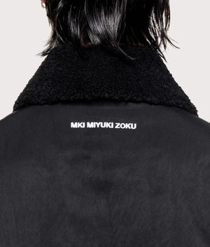 Padded Nylon Box Jacket in Black | MKI MIYUKI ZOKU | EQVVS
