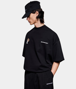 Swallow T-Shirt. Shot by EQVVS. Front detail model shot.