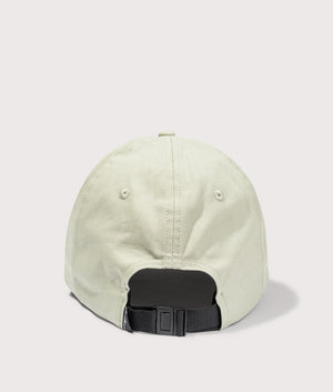 Compass Baseball Cap by Stone Island in Sage Green. Shot by EQVVS. Back shot.