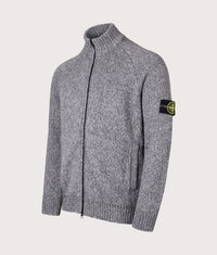 Zip Through Cardigan: V0M6B Cement Melange 