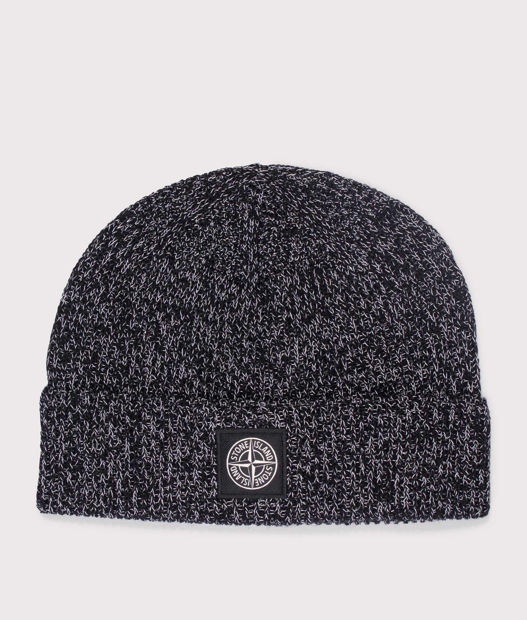 Reflective Knit Beanie. Shot by EQVVS. Front shot.
