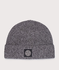 Reflective Knit Beanie: V0M6B Cement Melange 