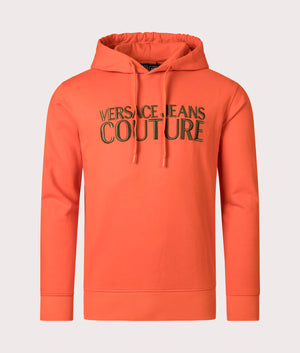 Versace Jeans Couture - 3D Embroidered Hoodie - Orange - EQVVS 