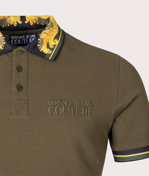 Chain-Couture-Printed-Collar-Polo-Shirt-Army-Versace-Jeans-Couture-EQVVS