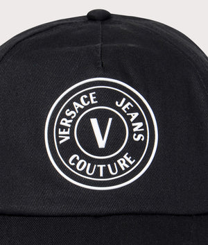 Pences-Canvas-Baseball-Cap-Black/White-Versace-Jeans-Couture-EQVVS